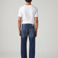 Men's 505 Dark Indigo Straight Fit Mid Rise Tinted Jeans - Back View