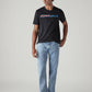 Men's 505 Blue Straight Fit Mid Rise Jeans - Styleshot View