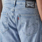 Men's 505 Blue Straight Fit Mid Rise Jeans - Detail View