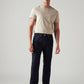 Men's 505 Dark Blue Straight Fit Mid Rise Jeans - Front View