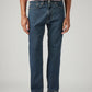 Men's 505 Med Indigo Straight Fit Mid Rise Tinted Jeans - Front View