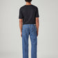 Men's 505 Blue Straight Fit Mid Rise Jeans - Back View