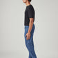 Men's 505 Blue Straight Fit Mid Rise Jeans - Side View