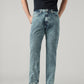 Men's 505 Blue Straight Fit Mid Rise Jeans - Front View