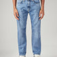 Men's 505 Light Blue Straight Fit Mid Rise Jeans - Front View