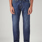 Men's 505 Blue Straight Fit Mid Rise Jeans - 20 View