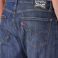 Men's 505 Blue Straight Fit Mid Rise Jeans - 20 View
