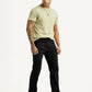 Men's 505 Black Straight Fit Mid Rise Jeans - Styleshot View