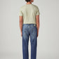 Men's 505 Blue Straight Fit Mid Rise Jeans - Back View