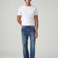 Men's 505 Med Indigo Straight Fit Mid Rise Jeans - Front View