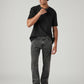 Men's 505 Charcoal Grey Straight Fit Mid Rise Jeans - Styleshot View