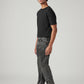 Men's 505 Charcoal Grey Straight Fit Mid Rise Jeans - Side View