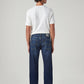 Men's 505 Blue Straight Fit Mid Rise Jeans - Back View