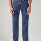 Men's 505 Blue Straight Fit Mid Rise Jeans - Front View