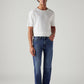 Men's 505 Blue Straight Fit Mid Rise Jeans - Front View