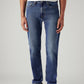 Men's 505 Blue Straight Fit Mid Rise Jeans - Front View