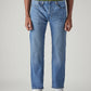 Men's 505 Blue Straight Fit Mid Rise Jeans - Front View