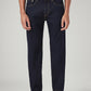 Men's 505 Dark Blue Straight Fit Mid Rise Jeans - Front View