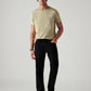 Men's 505 Black Straight Fit Mid Rise Jeans - Styleshot View