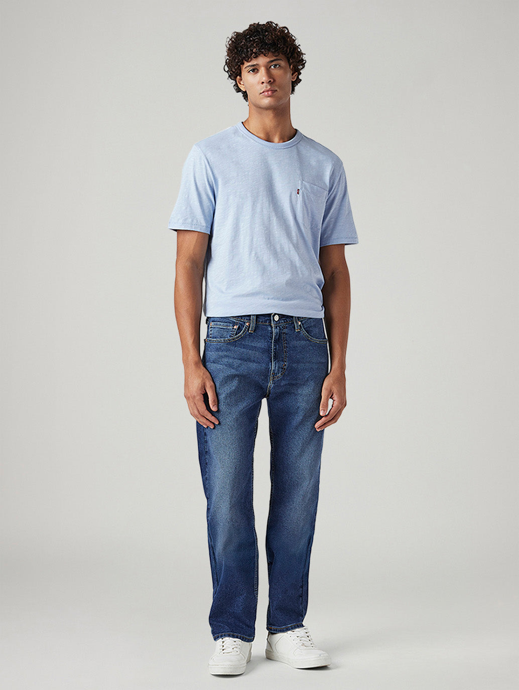 No.5055 マーベリック エムビー 703T Men's 505 Dark Indigo Straight Fit Mid Rise Jeans – Levis India Store