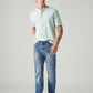 Men's 505 Blue Straight Fit Mid Rise Jeans - Styleshot View