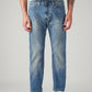 Men's 505 Blue Straight Fit Mid Rise Jeans - Front View