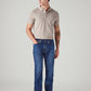 Men's 505 Blue Straight Fit Mid Rise Jeans - Front View