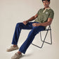 Mens 505 Mid Rise Straight Fit Cotton Stretch Blend Jeans - Styleshot View