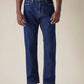 Mens 505 Mid Rise Straight Fit Cotton Stretch Blend Jeans - Front View