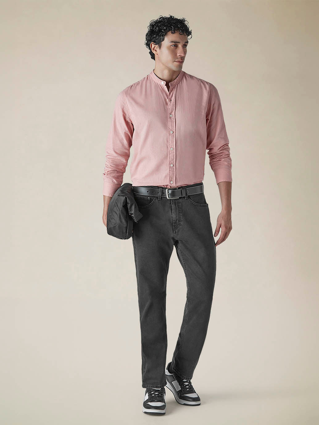 Men's 505 Charcoal Grey Straight Fit Mid Rise Jeans - fa706c0f-4c6d-472b-b990-7ce4cac5fab5 View