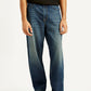 Men's 578 Dark Indigo Loose Fit Mid Rise Jeans - Front View