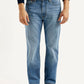 Men's 555 Med Indigo Loose Fit Mid Rise Jeans - Front View
