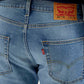 Men's 555 Med Indigo Loose Fit Mid Rise Jeans - Detail View