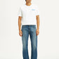 Men's 555 Med Indigo Loose Fit Mid Rise Jeans - Front View