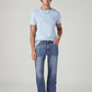 Men's 555 Blue Relaxed Straight Fit Mid Rise Jeans - Styleshot View