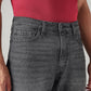 Men's 555 Charcoal Grey Relaxed Straight Fit Mid Rise Jeans - Detail View