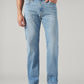 Men's 555 Light Blue Relaxed Straight Fit Mid Rise Jeans - Front View