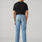 Men's 555 Light Blue Relaxed Straight Fit Mid Rise Jeans - Back View