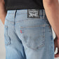 Men's 555 Light Blue Relaxed Straight Fit Mid Rise Jeans - Detail View
