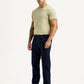 Men's 555 Dark Blue Loose Fit Mid Rise Jeans - Side View