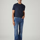 Men's 555 Blue Relaxed Straight Fit Mid Rise Jeans - Front View