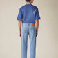 Men's 555 Light Blue Relaxed Straight Fit Mid Rise Jeans - ac7256cb-f0f8-4904-b7ee-ed3b1e50403c View