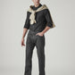 Men's 555 Charcoal Grey Relaxed Straight Fit Mid Rise Jeans - Styleshot View