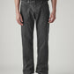 Men's 555 Charcoal Grey Relaxed Straight Fit Mid Rise Jeans - Front View