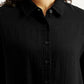 Women's Solid Slim Fit Shirt - Detail View