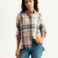 Women's Checkered Slim Fit Shirt - Styleshot View