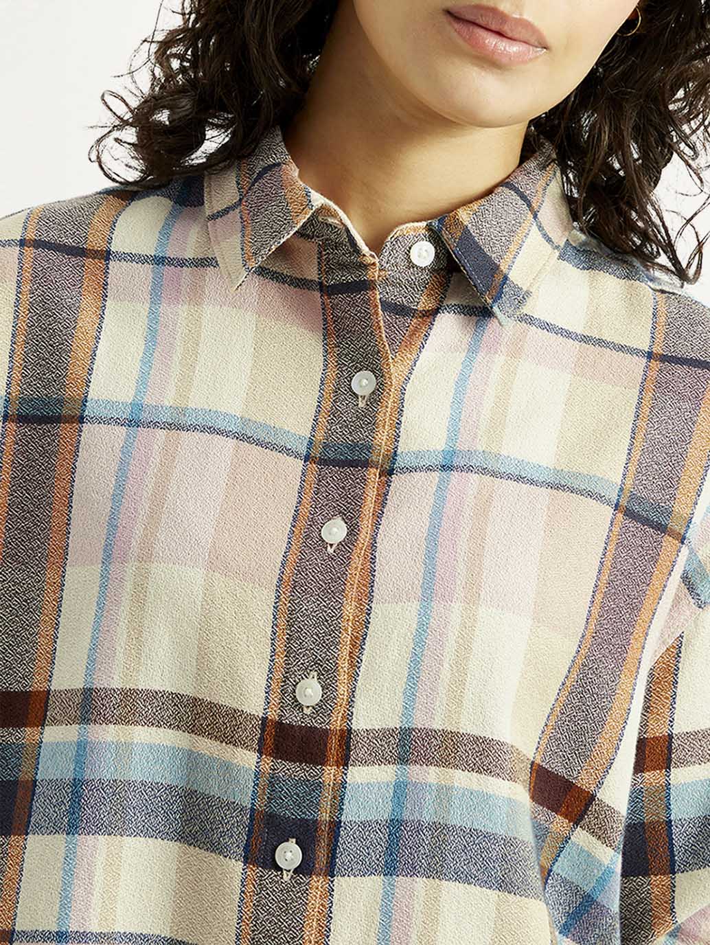 Women's Checkered Slim Fit Shirt - 20 View