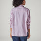 Men's Striped Relaxed Fit Shirt - Back View