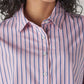 Men's Striped Relaxed Fit Shirt - Detail View