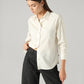 Women's Solid Relaxed Fit Shirt - Styleshot View